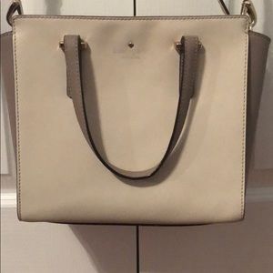 Kate Spade Two Toned Off-White Purse